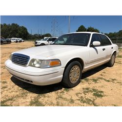 2003 FORD CROWN VICTORIA VIN/SN:2FAFP73W73X167420 - V8 GAS ENGINE, A/T, ODOMETER READING 107,536 MIL