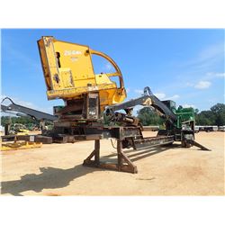 2010 JOHN DEERE 437D LOG LOADER, VIN/SN:184834 - CAB, AC, CSI264 ULTRA DELIMBER MTD ON PITTS TRAILER