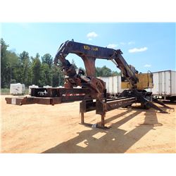 2009 TIGERCAT 250B LOG LOADER, VIN/SN:2500593 - CAB, A/C, MTD ON BIG JOHN TRAILER, METER READING 17,