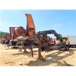 2004 TIGERCAT 240B LOG LOADER, VIN/SN:2401048 - CAB, A/C, DELIMBER, MTD ON BIG JOHN TRAILER