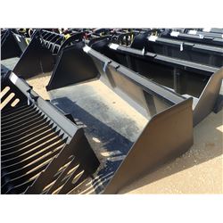 84" SNOW & LITTER BUCKET, FITS SKID STEER LOADER (B-5)