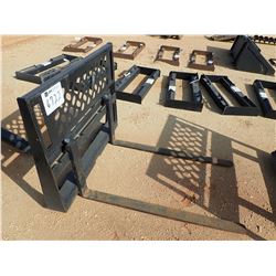 FORK ATTACHMENT, FITS SKID STEER LOADER (B-5)