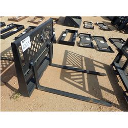 FORK ATTACHMENT, FITS SKID STEER LOADER (B-5)