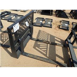 FORK ATTACHMENT, FITS SKID STEER LOADER (B-5)