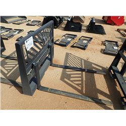 FORK ATTACHMENT, FITS SKID STEER LOADER (B-5)