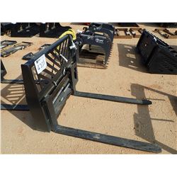 HYD FORK ATTACHMENT, FITS SKID STEER LOADER (B-5)