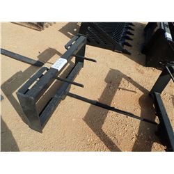 HAY SPEAR ATTACHMENT, FITS SKID STEER LOADER (B-5)