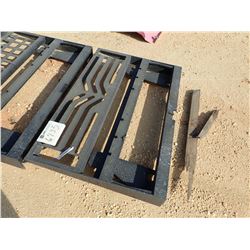 FORK ATTACHMENT FRAME, FITS SKID STEER LOADER (B-5)