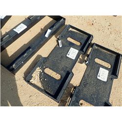 SOLID BACK QUICK ATTACH PLATE, FITS SKID STEER LOADER (B-5)