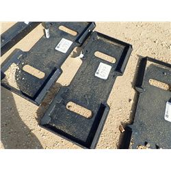 SOLID BACK QUICK ATTACH PLATE, FITS SKID STEER LOADER (B-5)