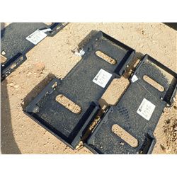 SOLID BACK QUICK ATTACH PLATE, FITS SKID STEER LOADER (B-5)