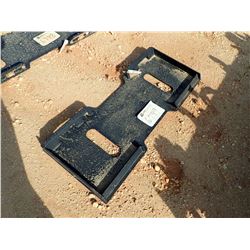 SOLID BACK QUICK ATTACH PLATE, FITS SKID STEER LOADER (B-5)