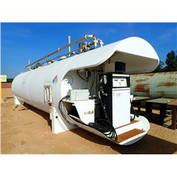STEEL TANK INSTITUTE STATIONARY FUEL TANK, VIN/SN:012843 - 10,000 GAL CAPACITY, ((2) 5,000 GAL SECTI