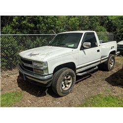 1994 CHEVROLET 1500 Z71 PICKUP TRUCK, VIN/SN:1GCEK14K7RZ201131 - 4X4, GAS ENGINE, STEP SIDE, A/T (CI