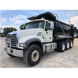2019 MACK GR64F DUMP TRUCK, VIN/SN:1M2GR4GC2KM003131 - TRI AXLE, 455 HP MACK MP8 ENGINE, MACK M-DRIV
