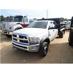 2014 RAM 5500 DUMP, VIN/SN:3C7WRMFL9EG169819 - S/A, CREW CAB, CUMMINS TURBO DIESEL ENGINE, A/T, GVWR