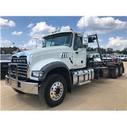 2019 MACK GR64F ROLL OFF TRUCK, VIN/SN:1M2GR3GC1KM004393 - T/A, 415 HP MACK MP8 ENGINE, MACK ALLISON