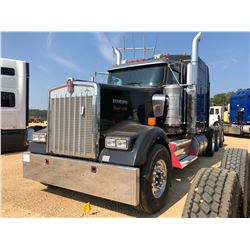 2008 KENWORTH W900 TRUCK TRACTOR, VIN/SN:1XKWPBEX78J233911 - TRI AXLE, 550HP CAT C-15 ENGINE, 18 SPE