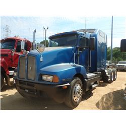 2007 KENWORTH T600 TRUCK TRACTOR, VIN/SN:1XKADB9X47J179415 - T/A, C15 CAT DIESEL ENGINE, 13 SPD TRAN