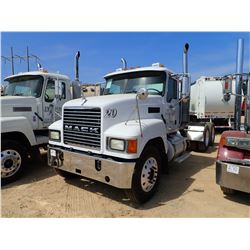 2007 MACK CHN613 TRUCK TRACTOR, VIN/SN:1M1AJ07Y37N008491 - T/A, MACK DIESEL ENGINE, 18 SPEED TRANS, 