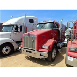 2002 KENWORTH TRUCK TRACTOR, VIN/SN:1XKDDB9X92J887780
