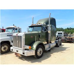 1990 PETERBILT 378 TRUCK TRACTOR, VIN/SN:1XPFD29X5LD298180 - T/A, CUMMINS DIESEL ENGINE, 10 SPEED TR