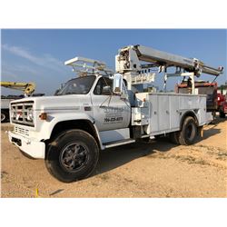 1989 GMC 7000 DIGGER DERRICK, VIN/SN:1GDM7D1GXKV510289 - S/A, DETROIT DIESEL ENGINE, 5 SPEED 2 SPEED
