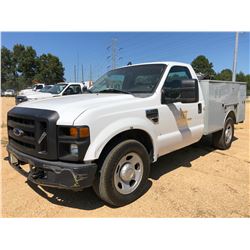2008 FORD F350 SERVICE TRUCK, VIN/SN:1FDSF30548EC23074 - V8 GAS ENGINE, A/T, STEELWELD SERVICE BODY,