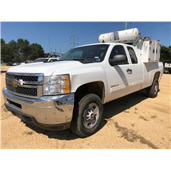 2012 CHEVROLET 2500HD SERVICE TRUCK, VIN/SN:1GC2CXCG8CZ155977 - EXT CAB, V8 GAS ENGINE, A/T, AIR COM
