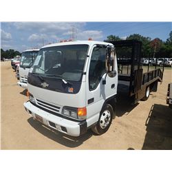 2005 CHEVROLET W3500 LANDSCAPE TRUCK, VIN/SN:4KBB4B1U55J803631 - S/A, V8 GAS ENGINE, A/T, 16'-6" LAN