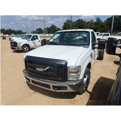 2009 FORD F350 CAB & CHASSIS, VIN/SN:1FDWF36R29EA00321 - POWER STROKE DIESEL ENGINE, A/T, ODOMETER R