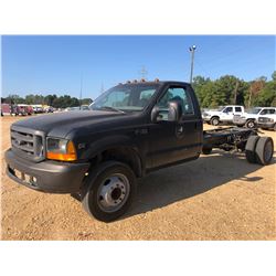 1999 FORD F450 CAB & CHASSIS, VIN/SN:1FDXF4655XEC95862 - TRITON V10 GAS ENGINE, A/T, ODOMETER READIN