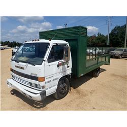 1992 ISUZU ELECTROMATIC FLATBED, VIN/SN:JALB4B1K9N7000505 - S/A, DIESEL ENGINE, A/T