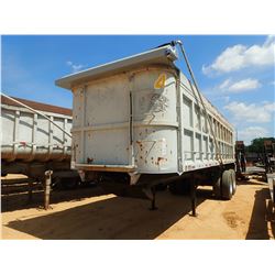 2003 PALMER TA-26H DUMP TRAILER, VIN/SN:1P926HS253A003050 - 26' LENGTH, ALUM, FRAME TYPE, 11R24.5 TI