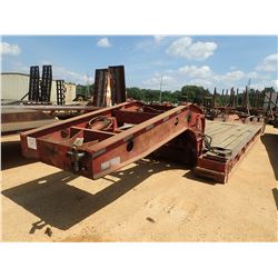 1996 LOWBOY TRAILER, VIN/SN:4U181DEX9T7X83510 - DETACHABLE, T/A, HGB, 25' WELL, 8' 6" WIDTH, EXCAVAT