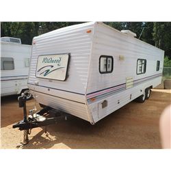 2000 WILDWOOD CAMPER TRAILER, VIN/SN:4X4TWDD25YB036615 - T/A, 26' LENGTH