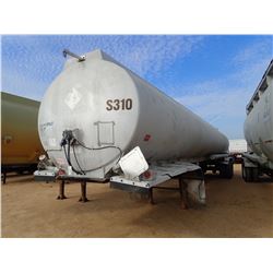 1985 CUSTOM TANKER TRAILER, VIN/SN:1C9A1A2B5F5001013 - T/A, 44' LENGTH, 9500 GALLON CAPACITY, 11R22.