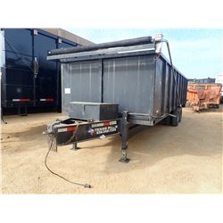 2010 TEXAS PRIDE DT82020KPL DEBRIS TRAILER, VIN/SN:1B9H2HPD6AC624462 - DUAL T/A, 22' DUMP BODY, TARP