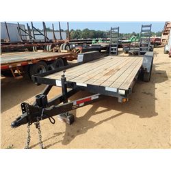 2018 CURRAHEA 5571814K UTILITY TRAILER, VIN/SN:4TEFS1823J1039509 - T/A, 18' LENGTH, RAMPS