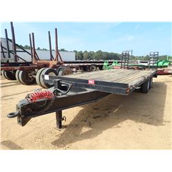 1992 DIXIE CRAFT TAG TRAILER, VIN/SN:10SGS242XNR124006 - DUAL T/A, 24' LENGTH, AIR BRAKES, DOVETAIL,