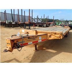 2006 BETTER BILT TAG TRAILER, VIN/SN:4MNDP252161000169 - DUAL T/A, 25' LENGTH, DOVETAIL, RAMPS