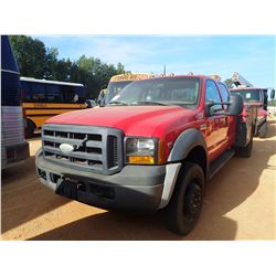 2007 FORD F450 SERVICE TRUCK, VIN/SN:1FDXW46Y67EA01955 - V10 GAS ENGINE, A/T, SERVICE BODY (DOES NOT