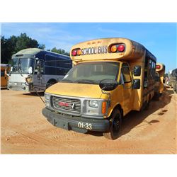 2001 GMC SCHOOL BUS, VIN/SN:1GDHG31F8Y1224945 - DIESEL ENGINE, A/T (COUNTY OWNED) (DOES NOT OPERATE)
