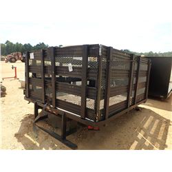 FLAT TRUCK BED, 7' X 103" W/42" SIDE & TAIL PANELS (A1)