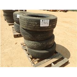 (4) 275/70R22.5 TIRES (A-2)