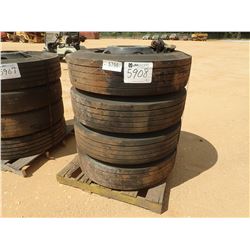 (4) 11R22.5 TIRES & RIMS (A2)