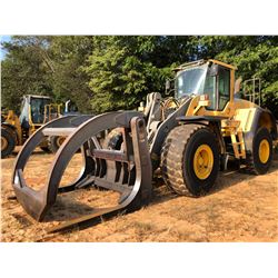 2013 VOLVO L150G WHEEL LOADER, VIN/SN:23068 - FORKS W/TOP CLAMP, AUX HYD, RIDE CONTROL, AUTO LUBE, C