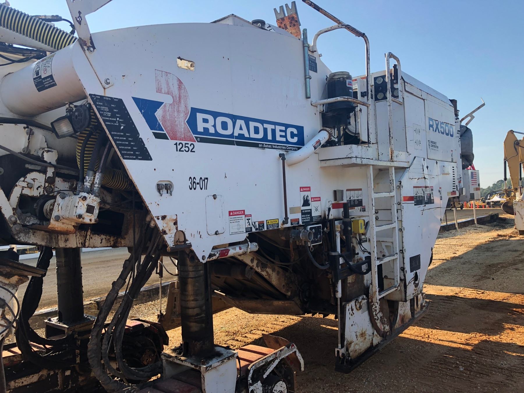 2008 ROADTEC RX500 MILLING MACHINE, VIN/SN:CH500-86-162 - CUMMINS ...