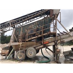 SAND PLANT, - COMPLETE SAND PLANT OPERATION W/ 36' X 100' RADIAL STACKER WITH POWER TRAVEL, ENVIRO P