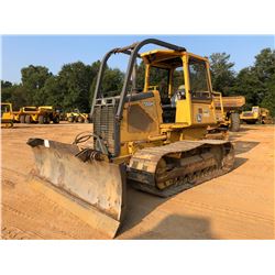 JOHN DEERE 550H LGP CRAWLER TRACTOR, VIN/SN:880737 - 6 WAY BLADE, CANOPY, SWEEPS, METER READING 5,02